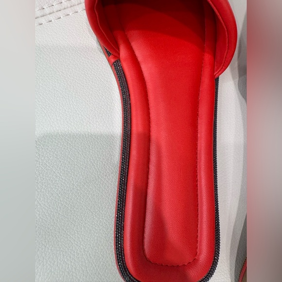 NWT - Brunello Cucinelli Red Slippers Vibrant Comfort - Picture 5 of 11